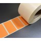 Etikety na kotúči 30x50 mm (VxŠ), oranžové, 1400 ks, 40, IN
