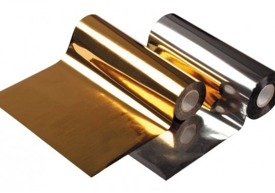 Zlatá TTR páska na potlač stúh 73mm x 100m