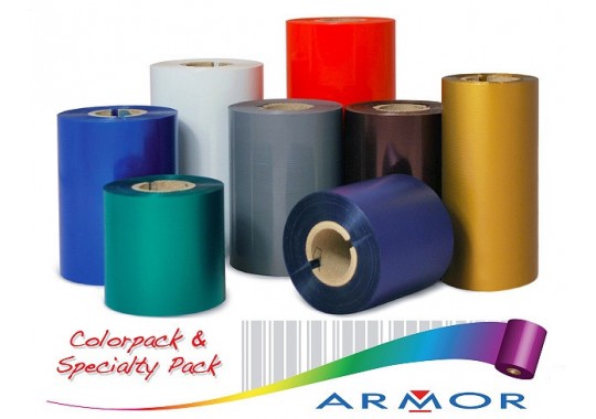 Armor TTR páska 40x300m tmavo-červená OUT živicová