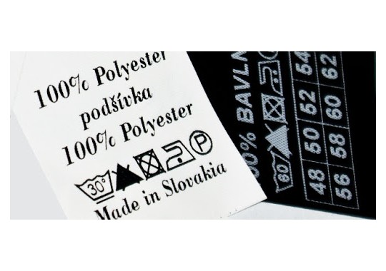 Potlač nylónovej textilnej etikety 4x4cm po 1000ks